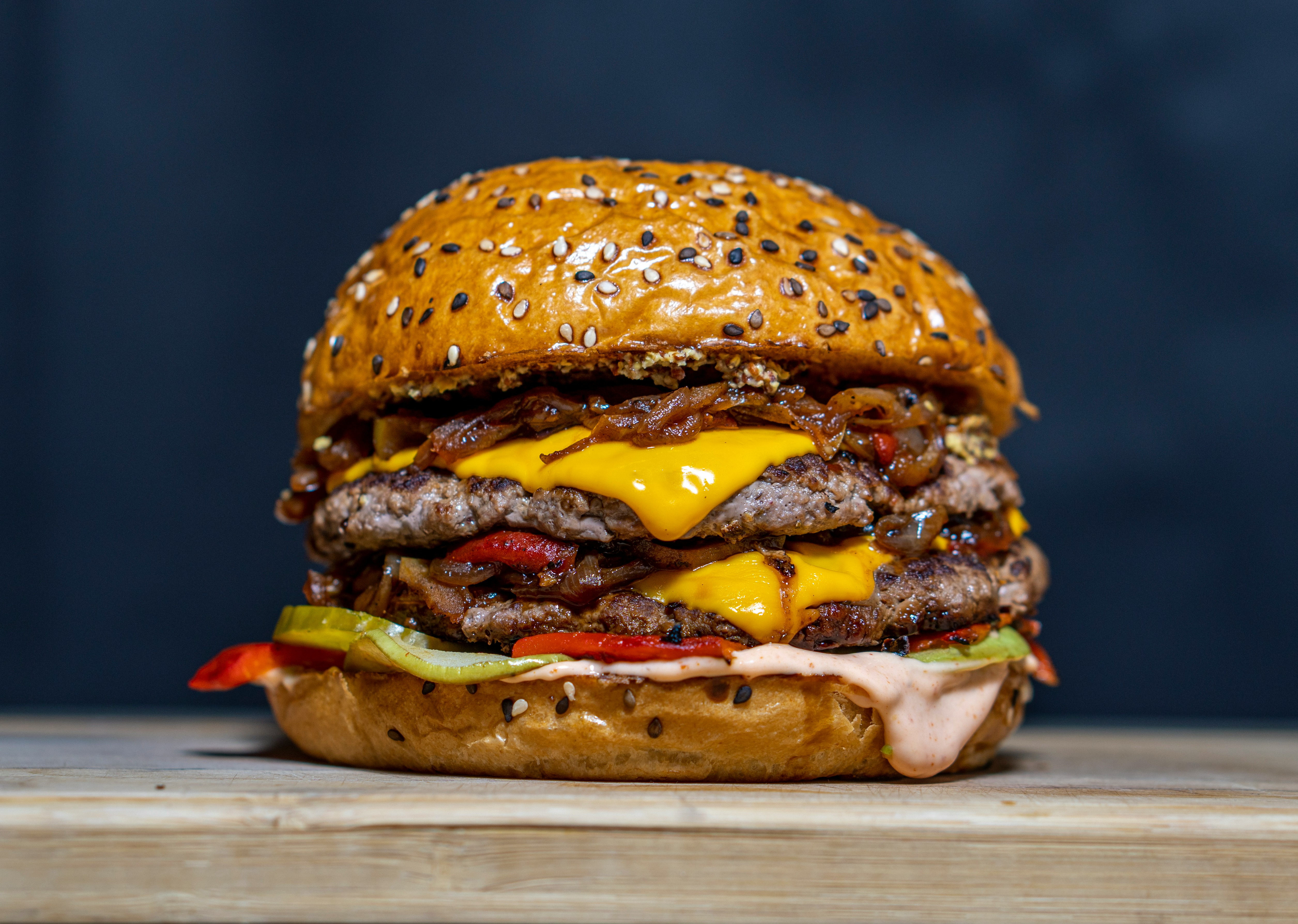 Jumeirah Chicken Double Cheese Burger